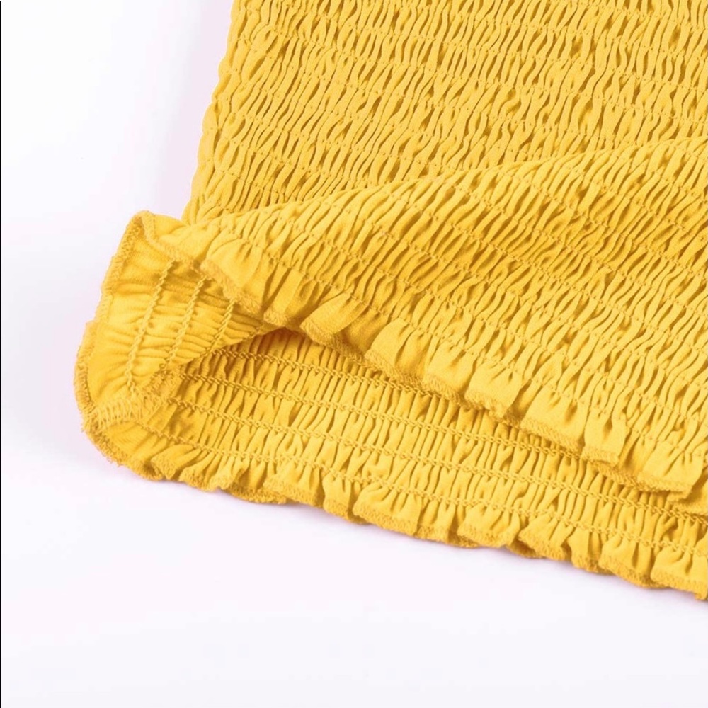 Yellow Tube Top - Picture 3 of 5
